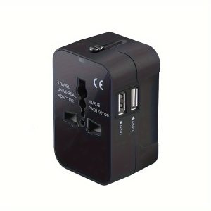 Univerzalni Putni Adapter Sa Dvostrukim USB Portovima